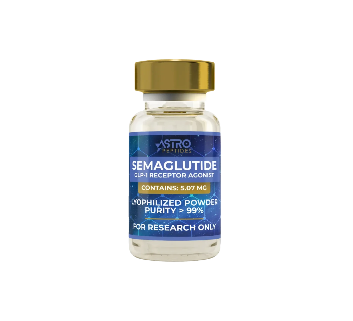 Astro Peptides USA Semaglutide_5mg-1 Semaglutide 5 mg, 16-Pack (Bundle)  